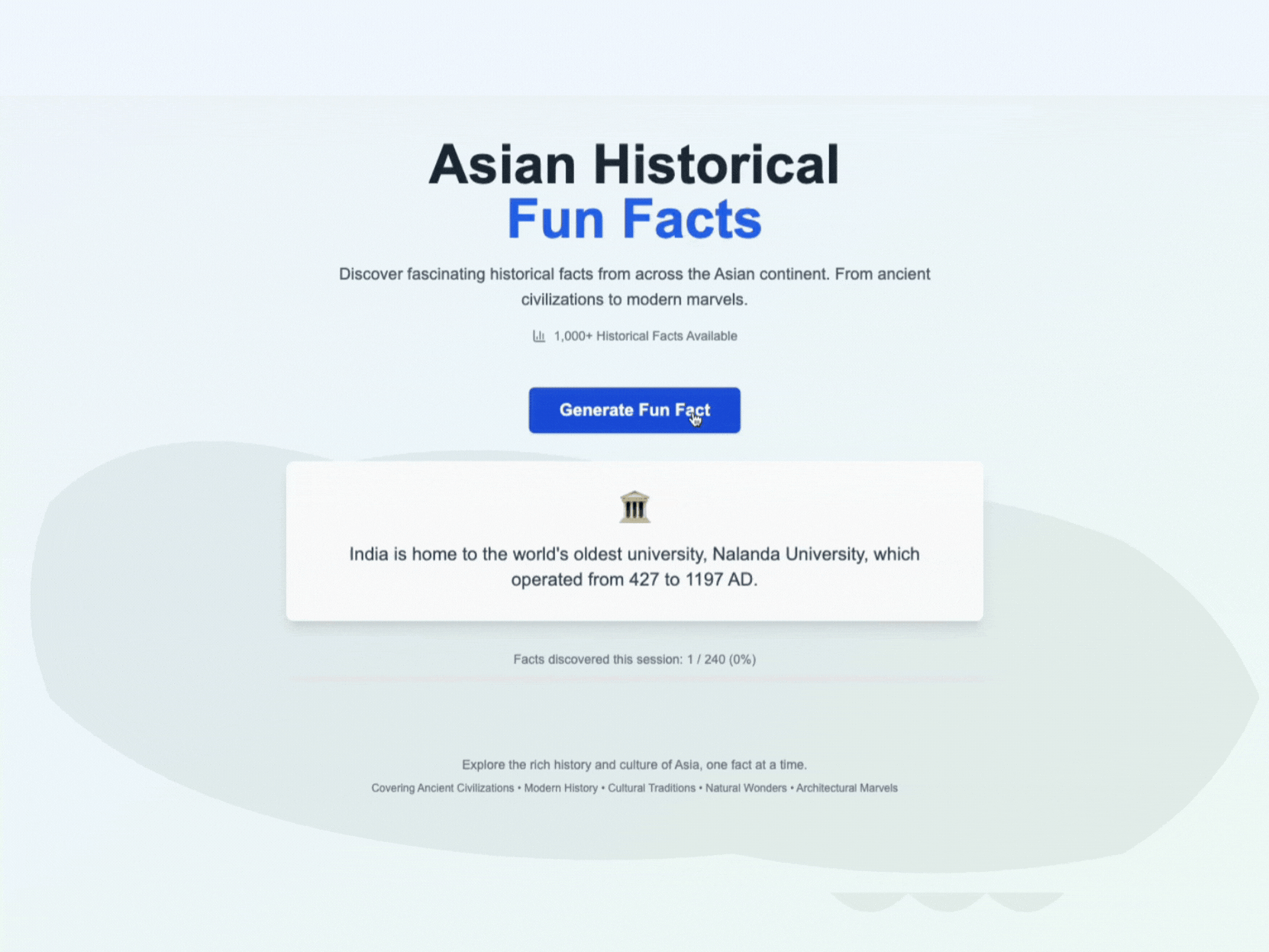 History Fun Facts